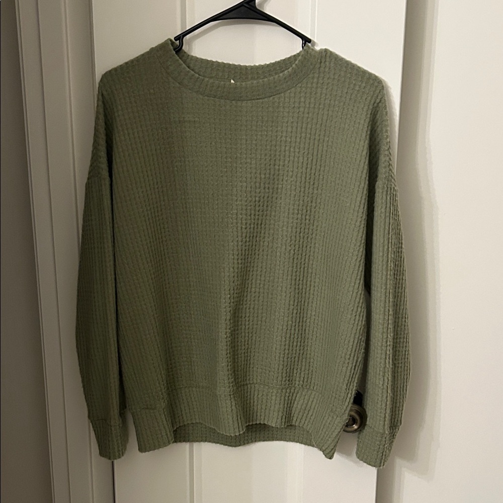 78&SUNNY  Olive Women's Crew Neck Sweater Stitch Fix Size medium